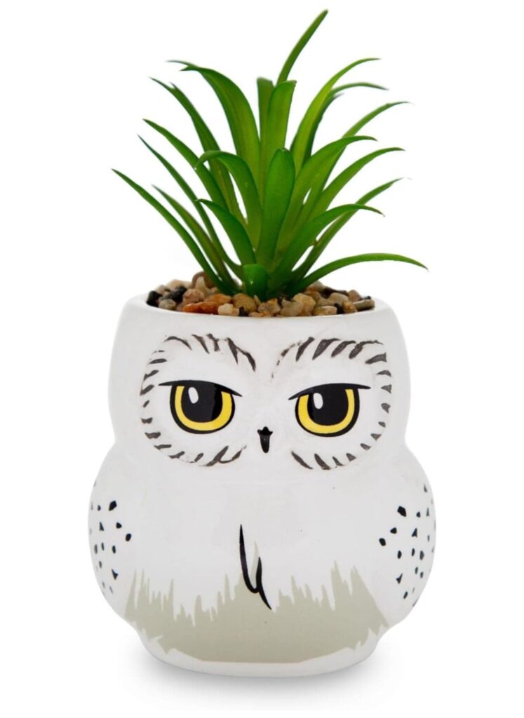 Guia de presentes para fãs de Harry Potter: um vaso hedwig para colocar plantas
