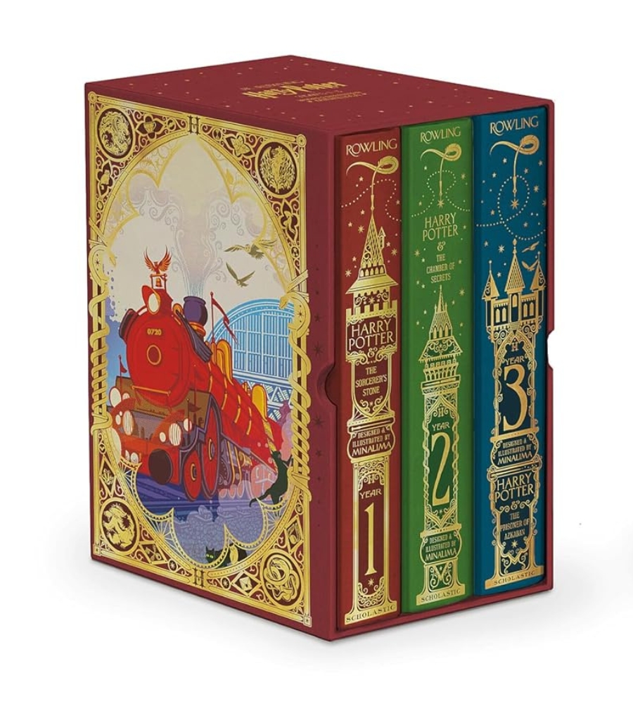 Guia de presentes para fãs de Harry Potter: Um pack de livros com edição MinaLima, uma prenda inesquecível 
