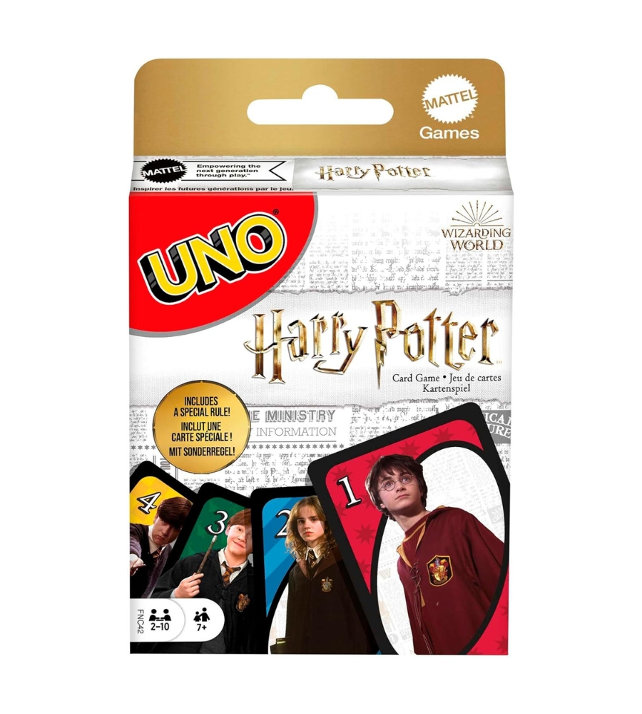 Guia de presentes para fãs de Harry Potter: Uno para feiticeiros. um jogo mundialmente conhecido mas para fãs de HP
