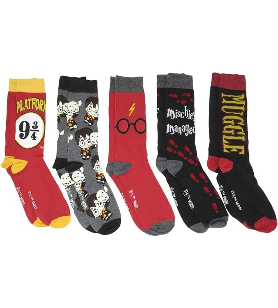 Guia de presentes para fãs de Harry Potter: meias temáticas para uma prenda quentinha