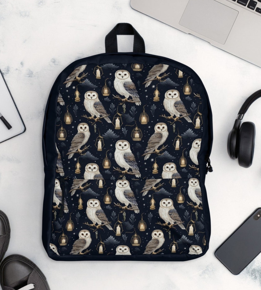 Guia de presentes para fãs de Harry Potter: mochila Harry potter com corujas