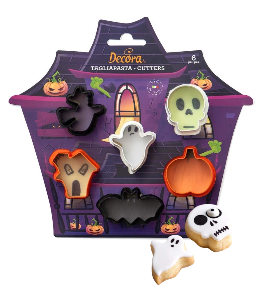 Um Hallowen cheio de presentes, com moldes para bolachas temáticas - ideias para festas 