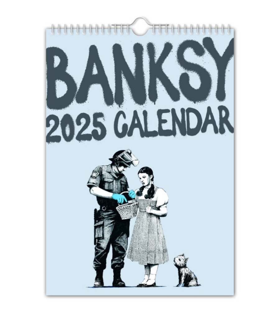 Troca de presentes no amigo secreto no Natal: um calendário de Banksy para entrar em 2025 com rebeldia 