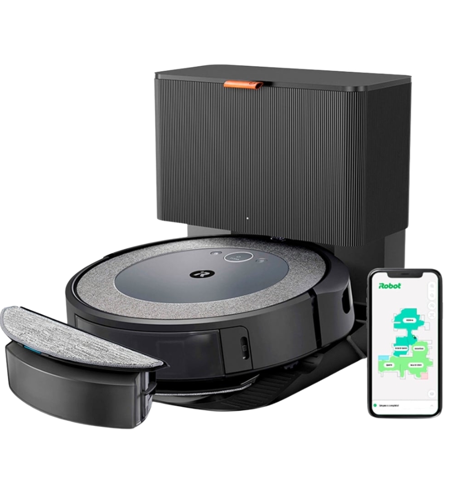 Ideias de presentes BlackFriday: Aspirador Robô IROBOT Roomba Combo I5+ Cinzento Texturizado