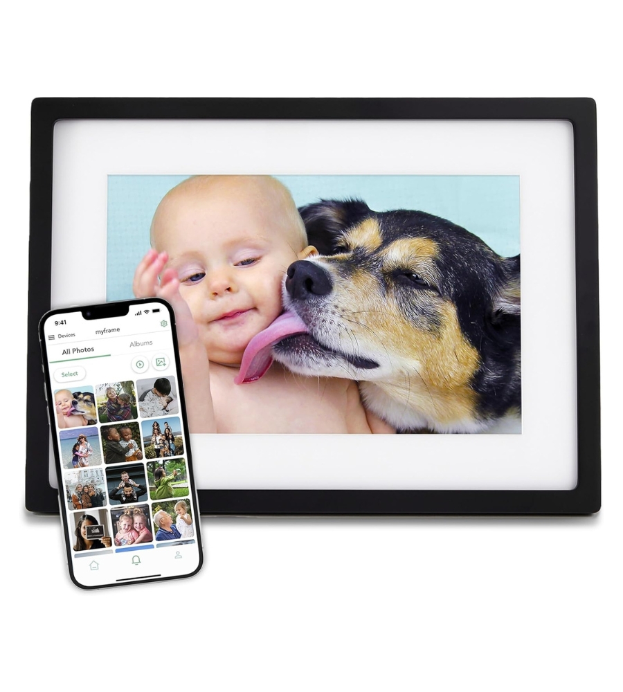 Ideias de presentes BlackFriday: moldura digital para usar as fotografias do telemóvel