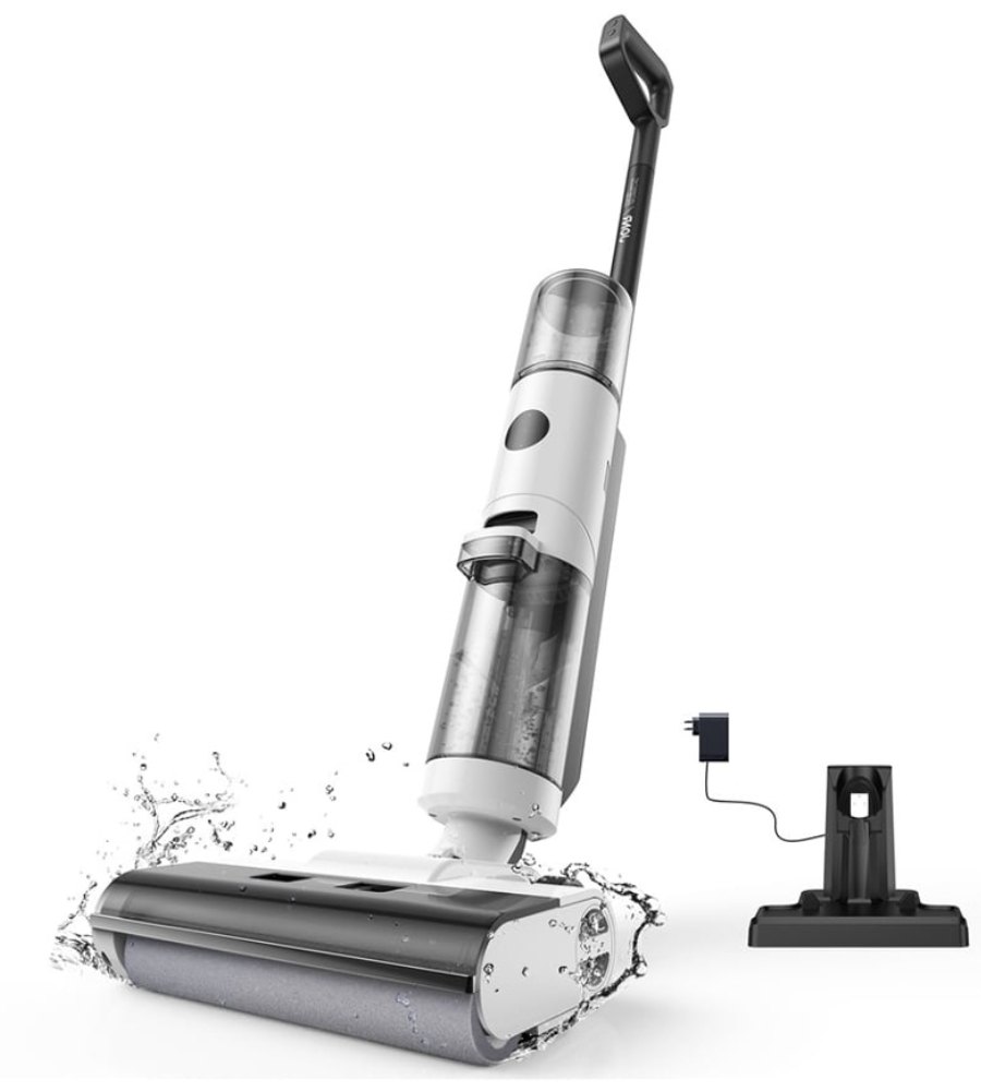 Ideias de presentes BlackFriday: Aspiradores Verticais JONR ED12 Aspirador de Pó Wet Dry, Autolimpante, Leve, Sem Fio, 9000Pa de Potência de Sucção
