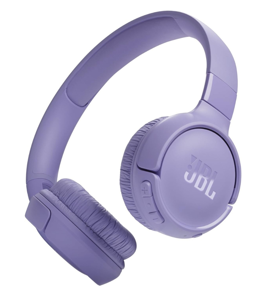 Lista Completa de Prendas de Natal 2024: headphones liláses da JBL