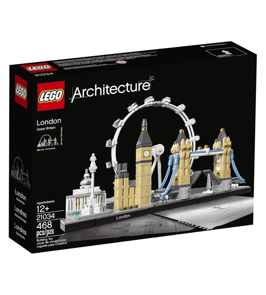 Lista Completa de Prendas de Natal 2024: LEGO architecture, com a cidade de Londres