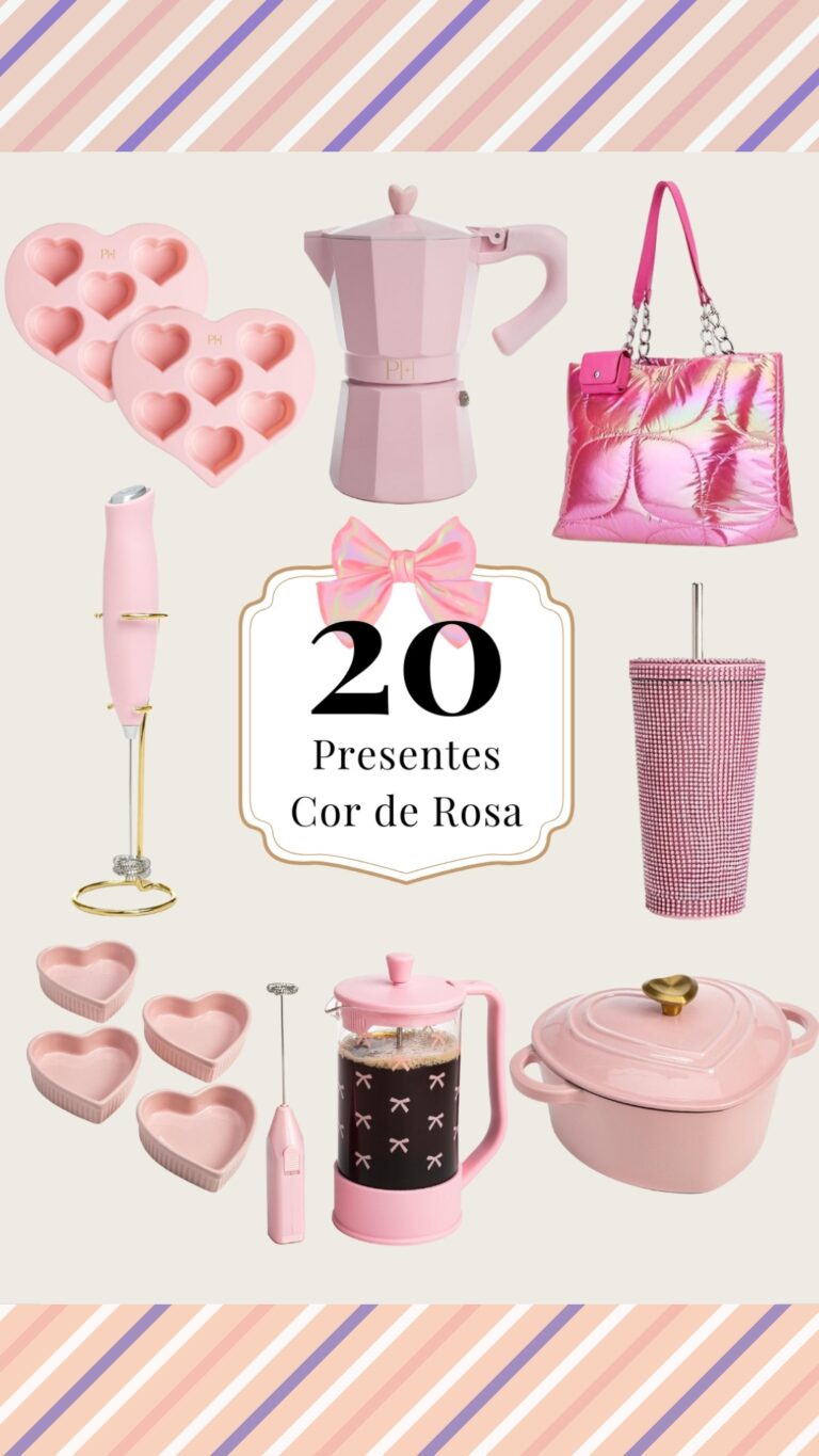 Ideias de Presentes Cor de Rosa Para o Dia dos Namorados