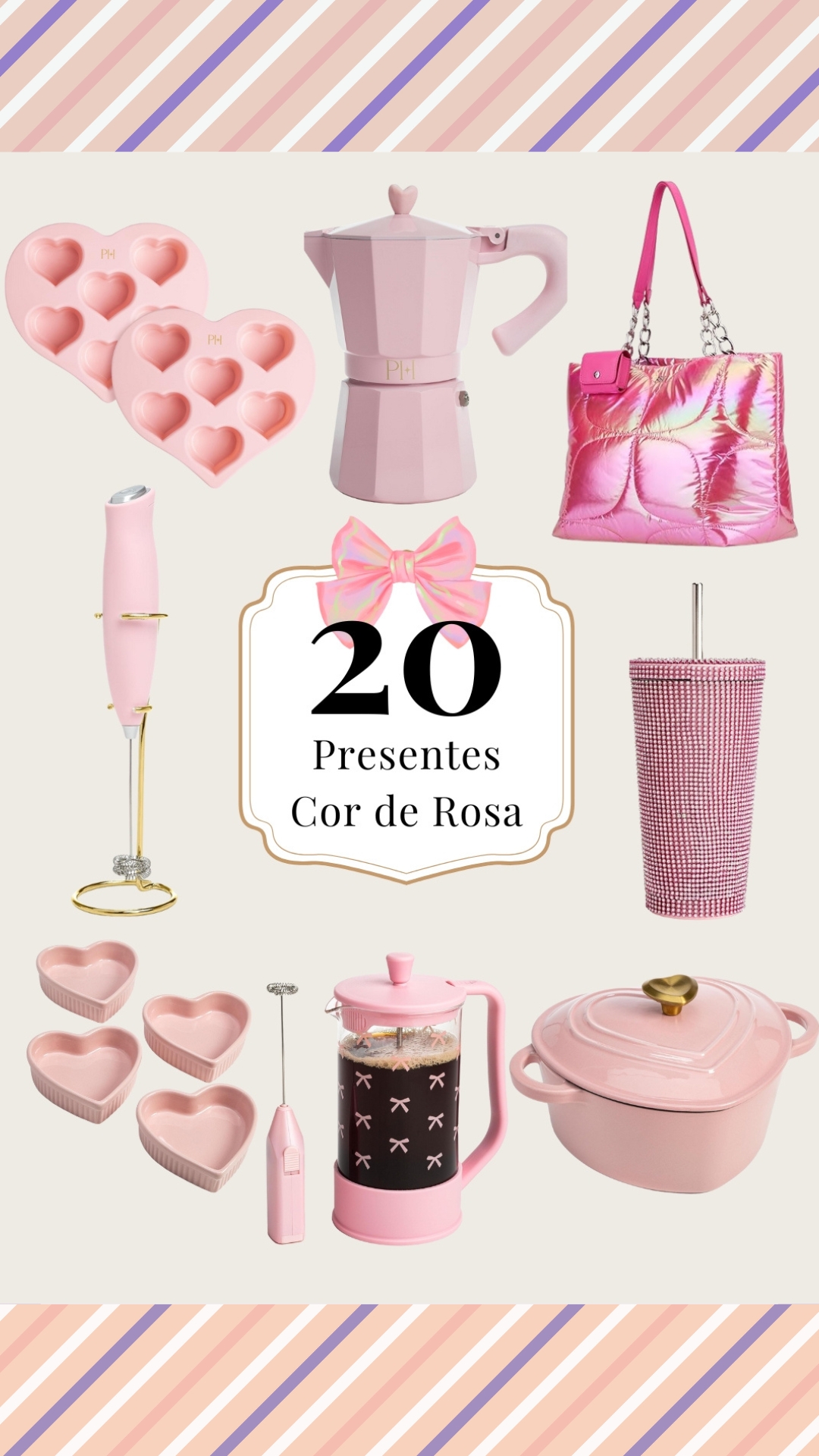 Ideias de Presentes Cor de Rosa Para o Dia dos Namorados